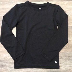 Xersion boys long under tee shirt size 6/7 black brand new never worn